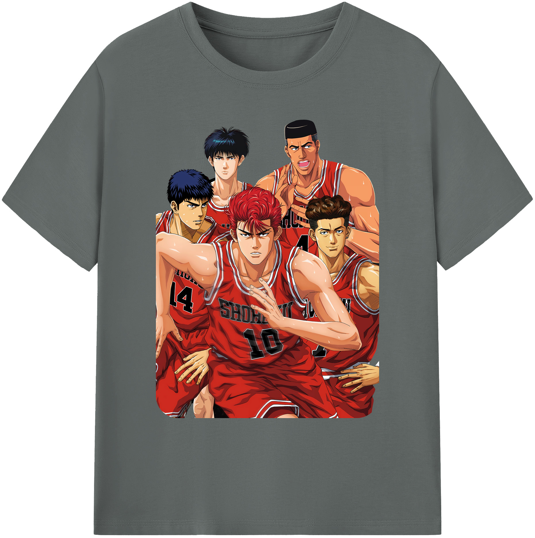 （画像用） SLAM DUNK／スラムダンク 綿100％ メンズ半袖Tシャツ｜肌触りやわらか＆通気性